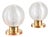 Set Doria Lights Lamps, Set of 2 For Sale