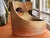 Wonderful vintage ikebana vase With exceptional Natural hues No chips or cracks Warm natural tones 9” tall 9.5” x 4.5”