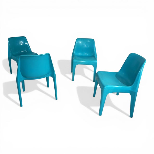 Space Age Dining Chairs from Schröder & Henzelmann, 1970s, Set of 4 For Sale - Image 15 of 18