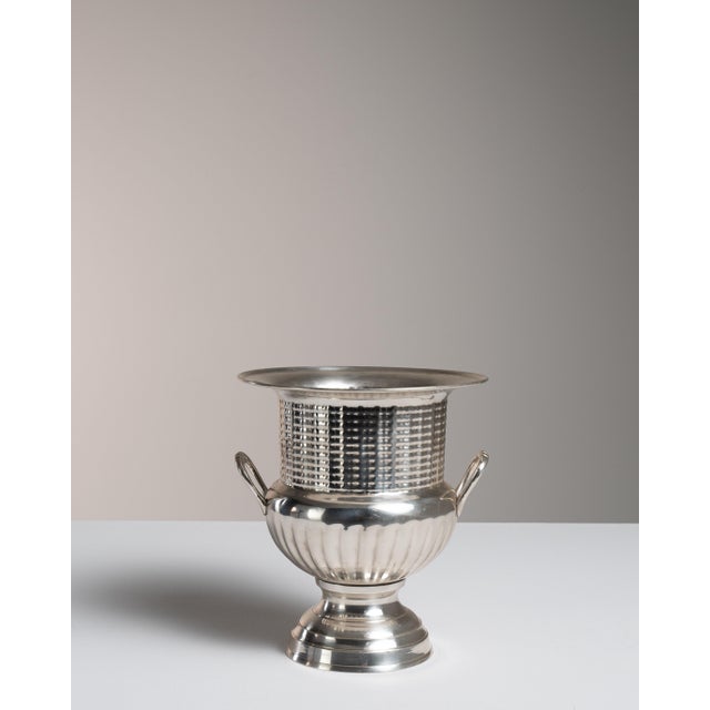 Mid 20th Century France Neoclassical Silver Ice Bucket For Sale - Image 13 of 15