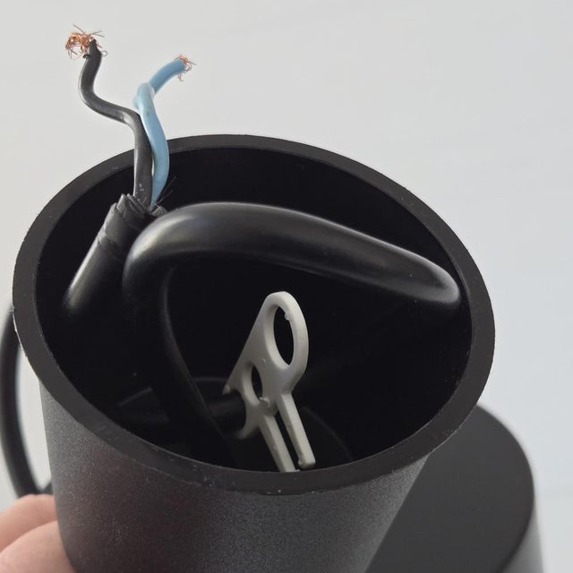 Scandinavian Eiffel Pendant Light in Steel by Jo Hammerborg for Fog & Morup, 1960s For Sale - Image 3 of 12