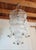 Metal 1970s Murano Glass and Chrome Chandelier, Mid Century Modern For Sale - Image 7 of 15