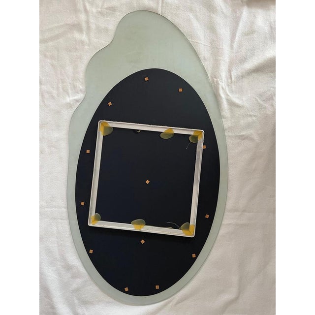 Console Table with Mirror by Nanda Vigo, 1980s, Set of 2 For Sale - Image 9 of 10