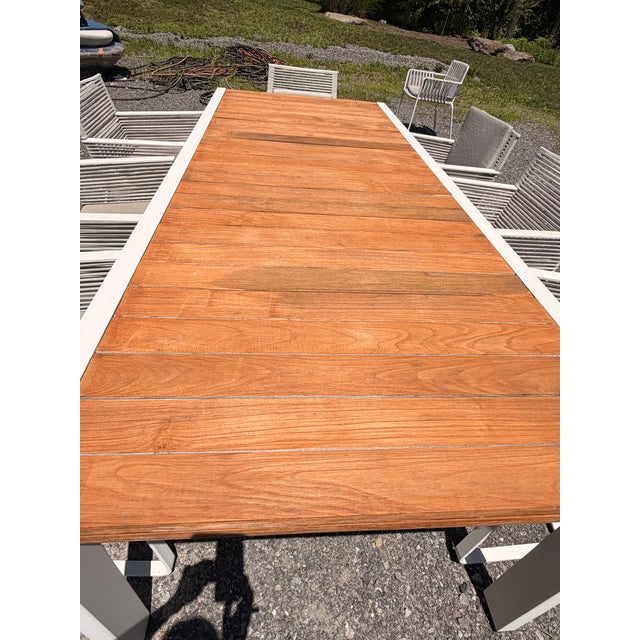 Modern Outdoor Dining Table Extendable Kettal For Sale In New York - Image 6 of 11