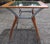 Vintage Italian Glass-Wood and Metal Dining Table For Sale - Image 10 of 18