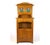 Charming oakwood Art Nouveau cabinet or buffet originating from period in Austria around 1910. Consisting of two parts,...