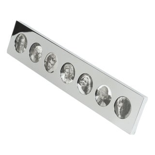 Mid-Century Steel Picture Frame attributed to Felice Antonio Botta, Italy, 1970s For Sale