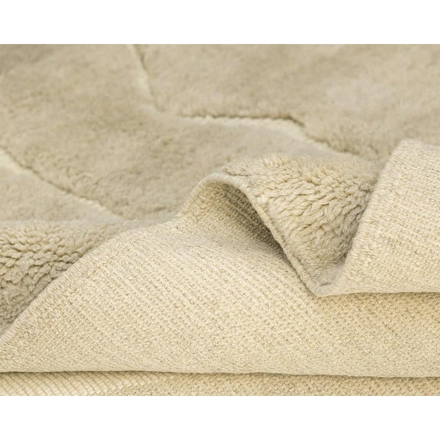 Early 21st Century Hand-Knotted Wool Rug by Azele Studio For Sale - Image 5 of 10