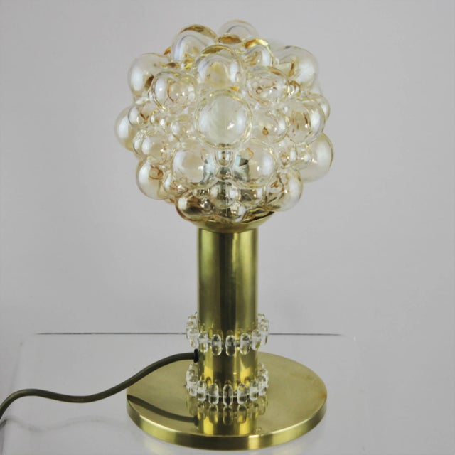 Bubble Table Lamp by Helena Tynell for Glashütte Limburg, 1960s For Sale - Image 6 of 6