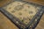 1920s Beige Medallion Greek Key Antique Chinese Peking Rug 6'2"x8'8" Wool Knotted Carpet For Sale - Image 4 of 9