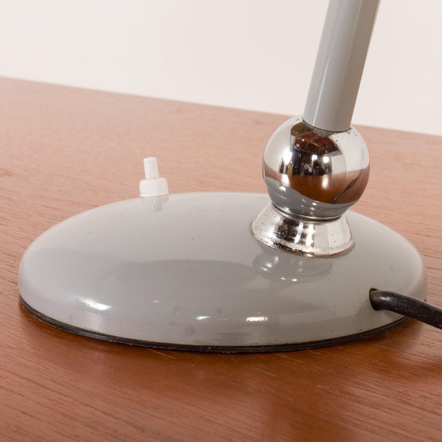 Mid-Century Italian Desk Lamp attributed to Stilnovo, 1960s For Sale - Image 11 of 15