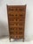 Brown 20th Century Regency Style Cherrywood Chest of Drawers For Sale - Image 8 of 11