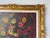 Textile 1960s Vintage Tian Impressionist Floral Still Life Oil on Canvas Painting – Ornate Gold Wood Frame For Sale - Image 7 of 12