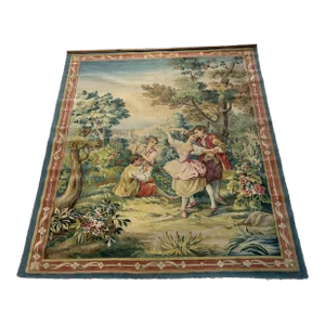 19th Century Cartoon Tapestry