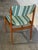 Green In Style of Erik Buch Model 49 Teak Dining Chair Green Striped Upholstery Danish Mid-Century Modern 1960s For Sale - Image 8 of 10
