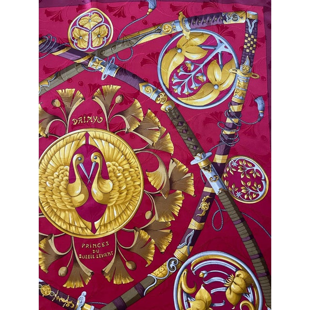 Hermès Scarf “Daïmyo” 1991 For Sale - Image 10 of 10