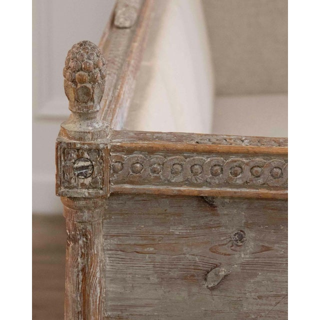 18th-Century Swedish Gustavian Sofa with Original Scraped Paint, Circa 1780 For Sale - Image 16 of 16