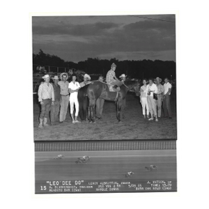 1965 Leo Lee Do Winner's Circle Horse Racing Photograph