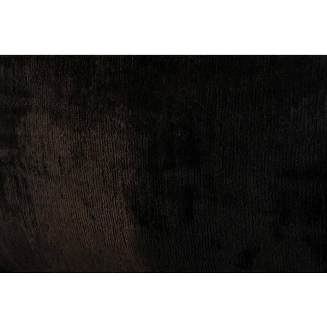 Mid-Century Modern Ikat Black Pillow Covers - a Pair For Sale - Image 3 of 6