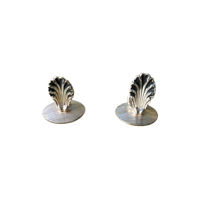 Shell Place Markers from Christofle, Set of 2 For Sale - Image 5 of 6