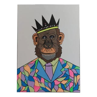 Priscilla Bilijam, Monkey Business, 2024, Acrylic on Canvas For Sale