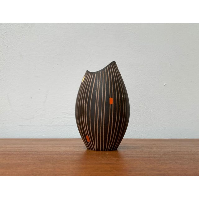 Mid-Century West German Pottery WGP Fischmaul Vase from Steuler, 1960s For Sale - Image 15 of 17