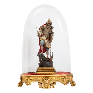 20th Century Neapolitan Saint Michael the Archangel Sculpture For Sale
