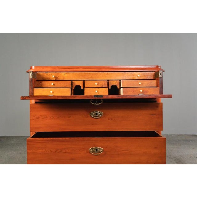 Biedermeier Style Chest of Drawers with Secretary, Early 19th Century For Sale - Image 12 of 18