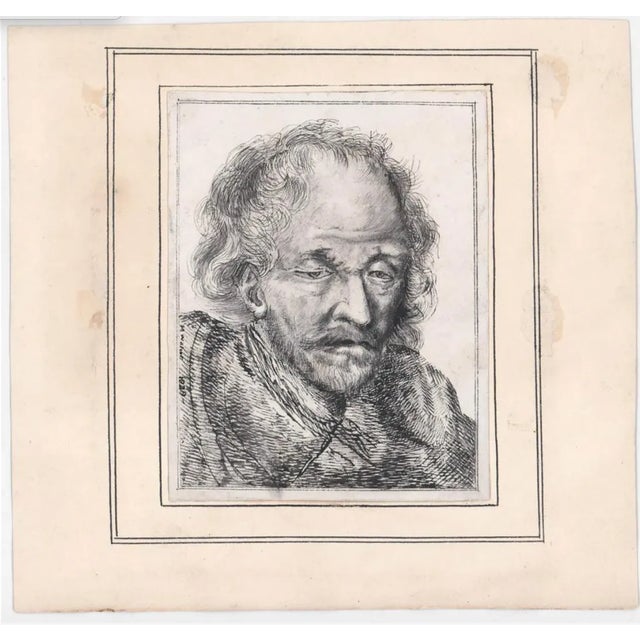 Traditional 1830 Old Master Portrait of a Man For Sale - Image 3 of 4