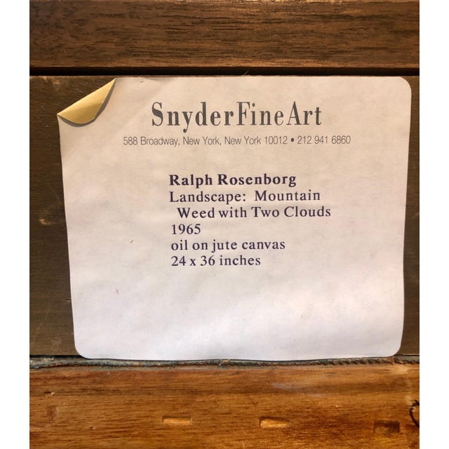 Ralph Rosenborg, Large Colorful MCM Abstract Expressionist Oil Painting Modernist Ralph Rosenborg, 1965 For Sale - Image 10 of 14