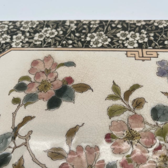 Late 19th Century French Aesthetic Trivet Tile For Sale - Image 4 of 6