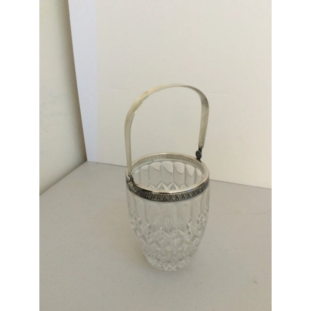 Sterling Silver & Crystal Ice Bucket Chairish