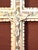 Contemporary Mid-Century Jerusalem Crucifix With Mother-of-Pearl Inlay For Sale - Image 3 of 5