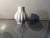Modern Royal Haeger White Ribbed Ceramic Vase For Sale - Image 3 of 5