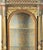 19th century. Portuguese piece from the 19th century; made of painted and gilded wood. Glass doors and sides; adapted as a...