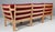 Wood Modul Sofa in Beech and Red Wool attributed to Hans J. Wegner for Getama, 2000s For Sale - Image 7 of 8
