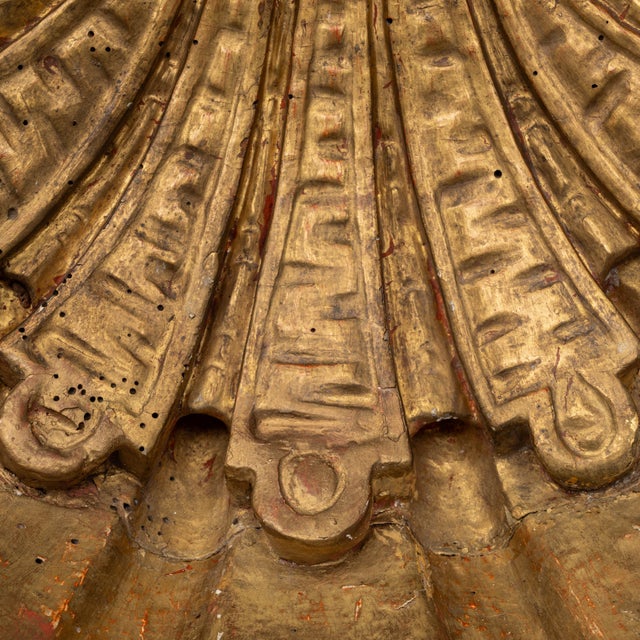 1800s French Gilded Wood Ornament For Sale - Image 13 of 18