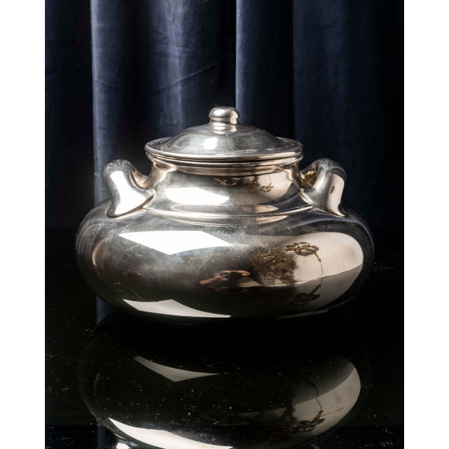 Sculptural Tureen in Sterling Silver from Bulgari, Italy, 1970s For Sale - Image 16 of 16