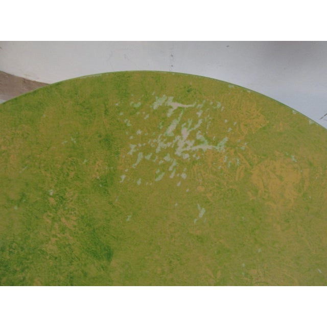 Early 20th Century Palm Beach Regency Style Faux Painted Accent Table For Sale - Image 9 of 10