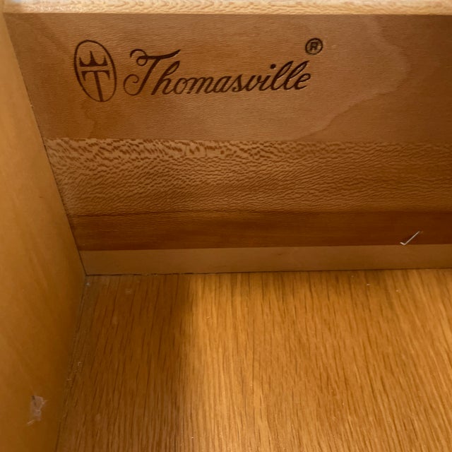 Vintage Thomasville Painted Wardrobe For Sale - Image 9 of 12