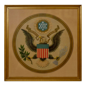Andrew B. Graham American Eagle Great Seal Lithograph, Circa 1895