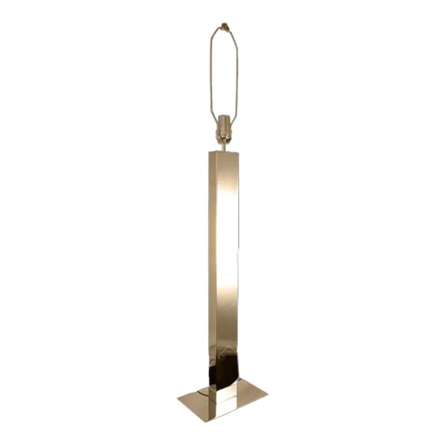 Torre Table Lamp in Brass Finish For Sale