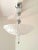Mid-Century Modern Murano glass and chrome chandelier, attributed to Barovier and Toso, Italy 1970s. The vintage Modern...