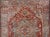 Persian Early 20th Century Antique Persian Heriz Rug With Geometric Medallion Design in Red & Soft Colors For Sale - Image 3 of 12