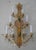 Pair Vintage Brass & Crystal Lighted Wall Sconces For Sale In Philadelphia - Image 6 of 11