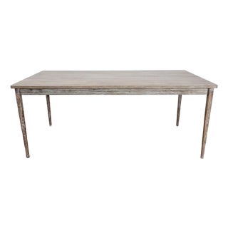 West Elm Wood Dining Table For Sale