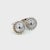 1990s 1990s Georg Jensen Estate Round Beaded Mens Cufflinks Silver, 2 Pieces For Sale - Image 5 of 12