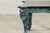 Late 20th Century Verdigris Bronze Side Table with Mythological Figures & Black Marble Top For Sale - Image 13 of 18