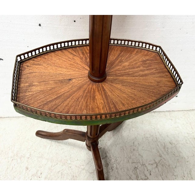 Brown Louis XVI Style Mahogany Mute Servant For Sale - Image 8 of 11