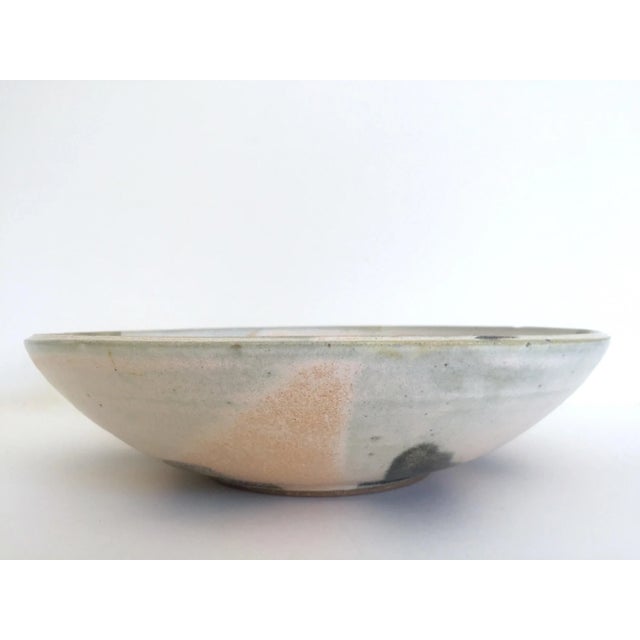 Vintage Mid Century Modern Studio Pottery Abstract Expressionist Signed Ceramic Bowl For Sale - Image 9 of 13